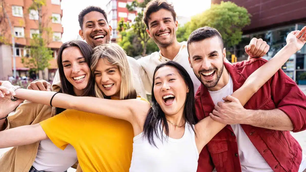 Young Adults Smiling